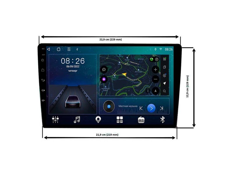 Магнитола штатная Toyota Sienta 2015