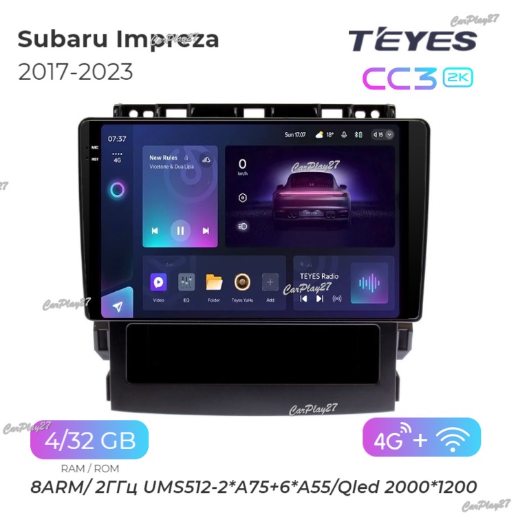 Магнитола штатная Subaru Impeza 2017