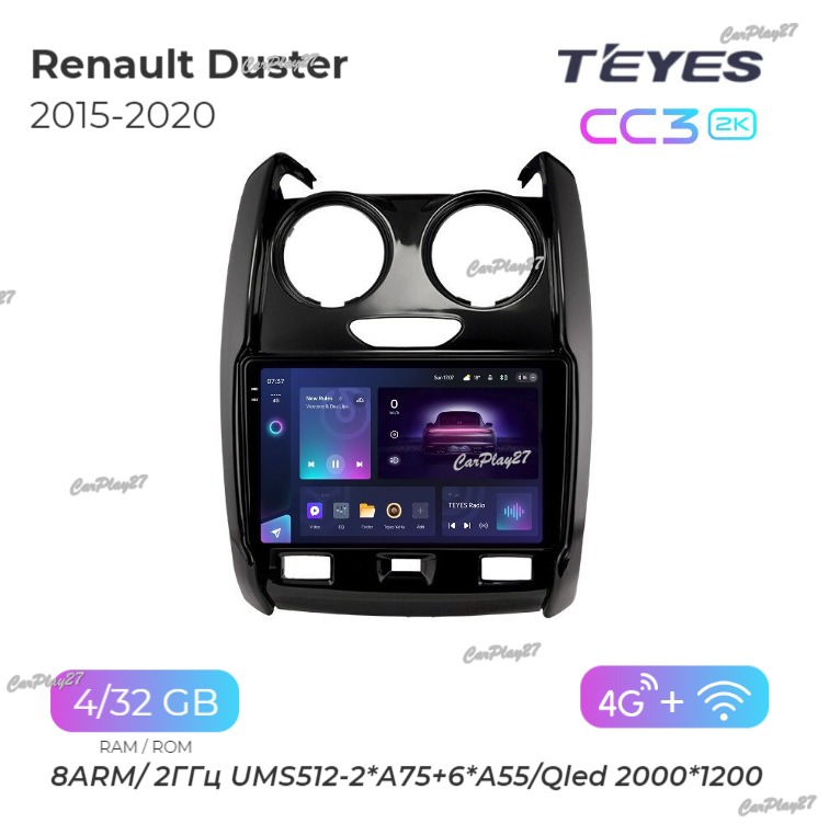 Магнитола штатная Renault Duster 2015