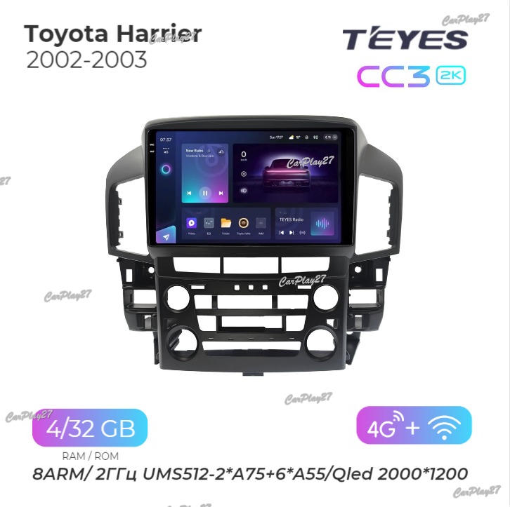 Магнитола штатная Toyota Harrier 2002