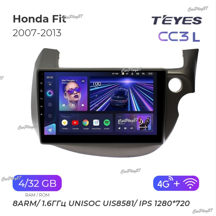 Магнитола штатная Honda Fit 2007