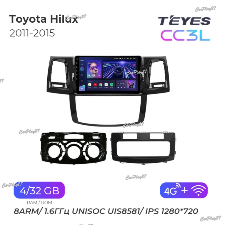 Магнитола штатная Toyota Hilux 2011