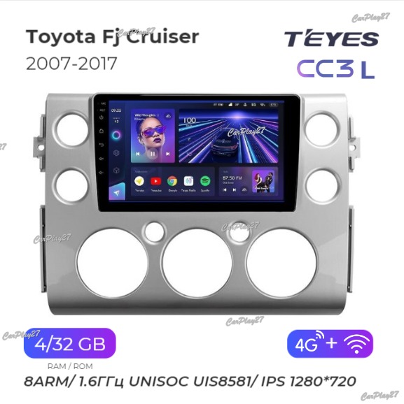 Магнитола штатная Toyota FJ Cruiser 2007