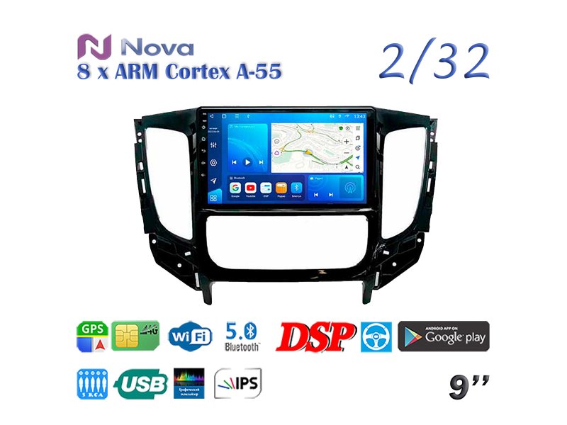 Магнитола штатная Mitsubishi L200 2015