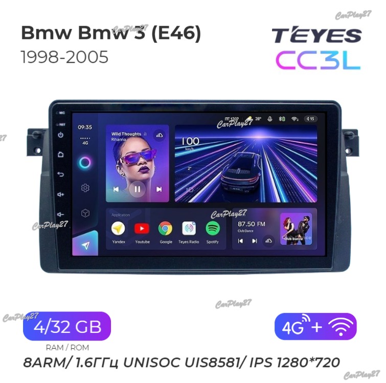 Магнитола штатная BMW BMW 3 (E46) 1998