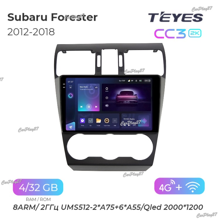 Магнитола штатная Subaru Forester 2012