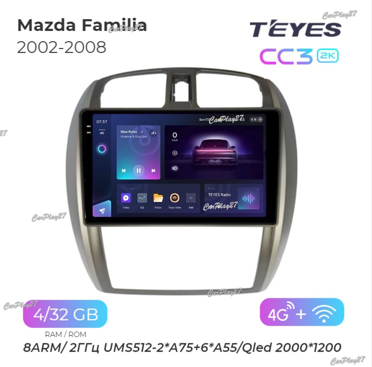 Магнитола штатная Mazda Familia 2002