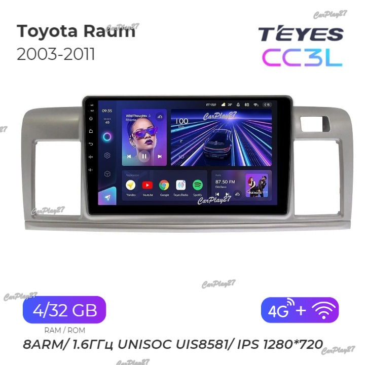 Магнитола штатная Toyota Raum 2003