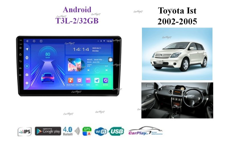 Магнитола штатная Toyota Ist 2002