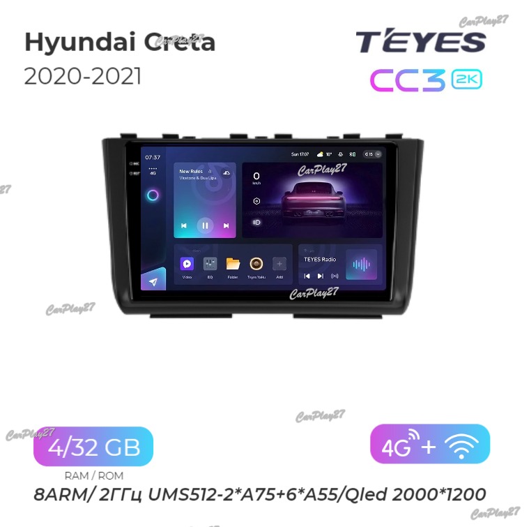Магнитола штатная Hyundai Creta 2020