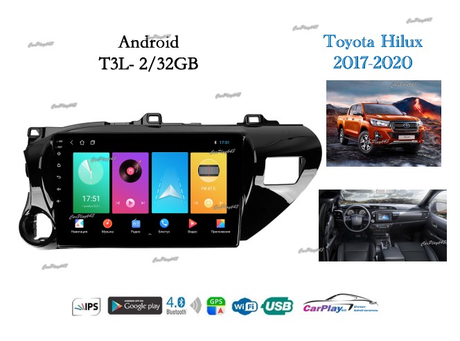 Магнитола штатная Toyota Hilux 2017