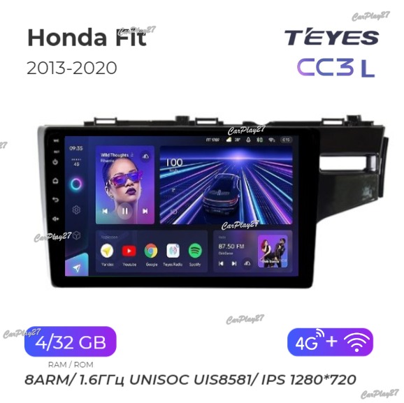Магнитола штатная Honda Fit 2013