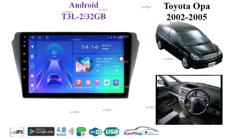 Магнитола штатная Toyota Opa 2002