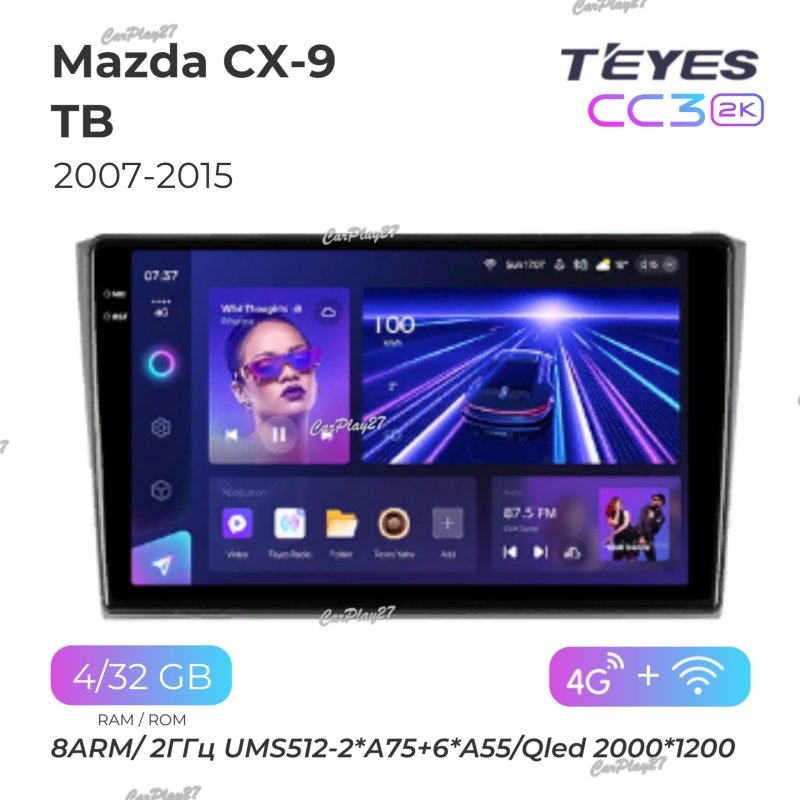 Магнитола штатная Mazda CX-9 2007