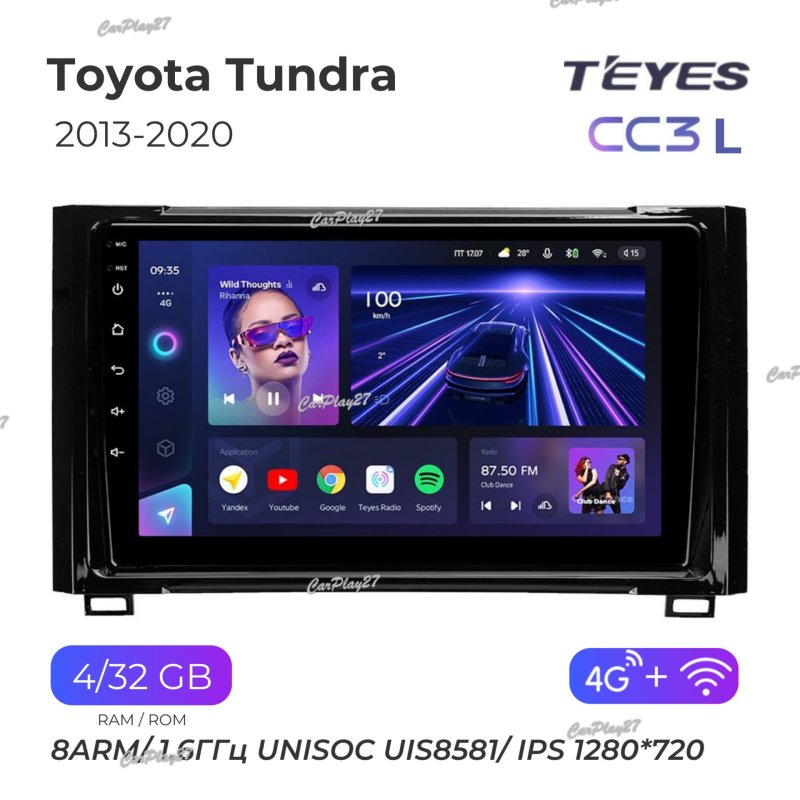 Магнитола штатная Toyota Tundra 2013