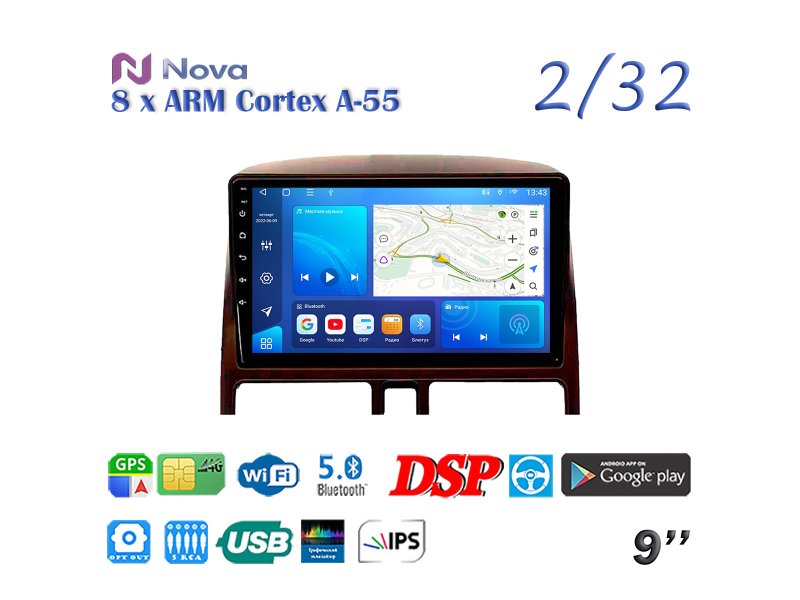 Магнитола штатная Honda CR-V 2001