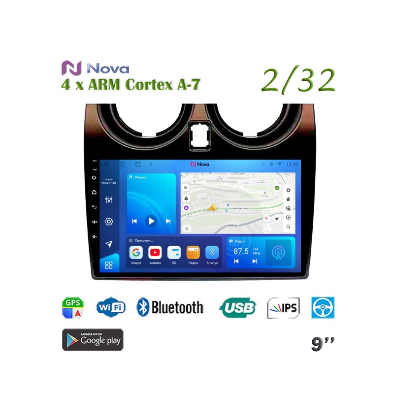 Магнитола штатная Nissan Qashqai 2006