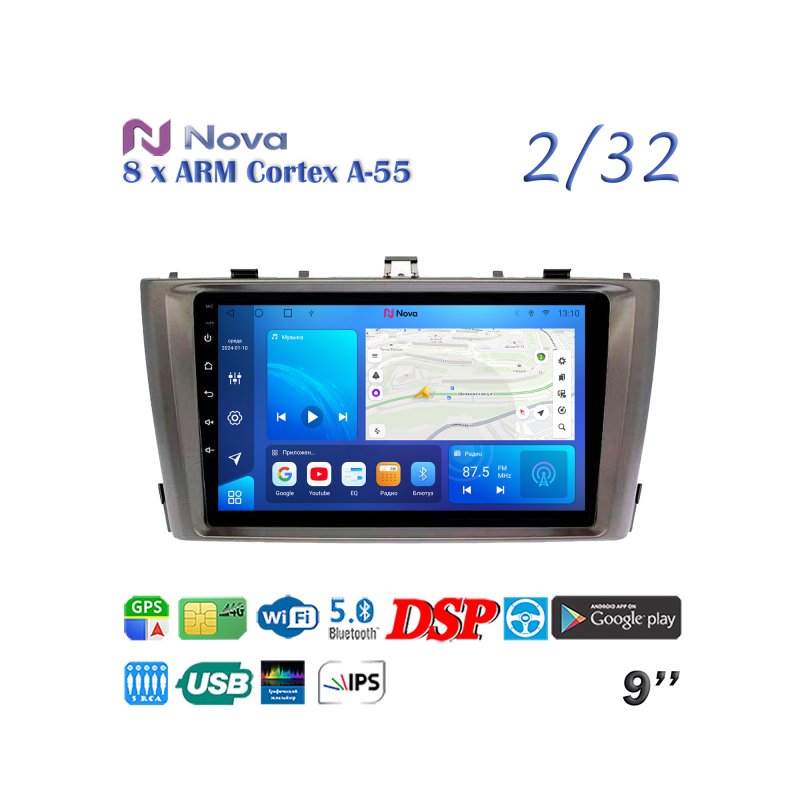 Магнитола штатная Toyota Avensis 2009