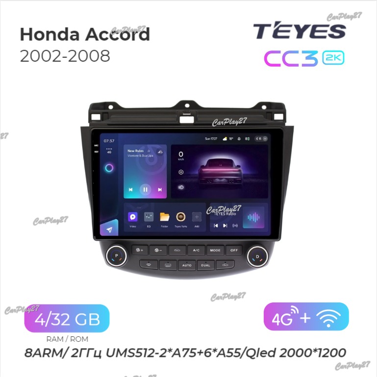 Магнитола штатная Honda Accord 2002