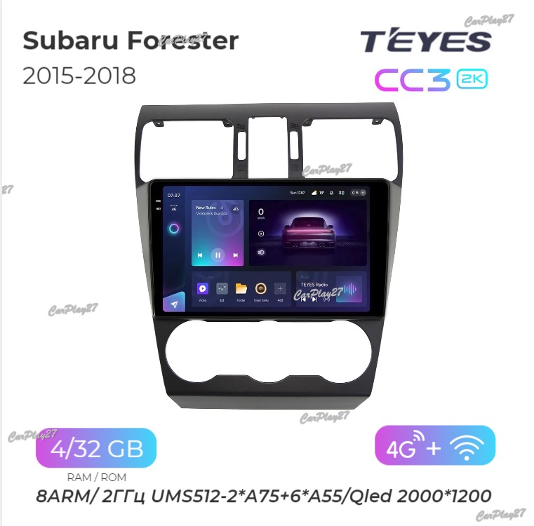 Магнитола штатная Subaru Forester 2015