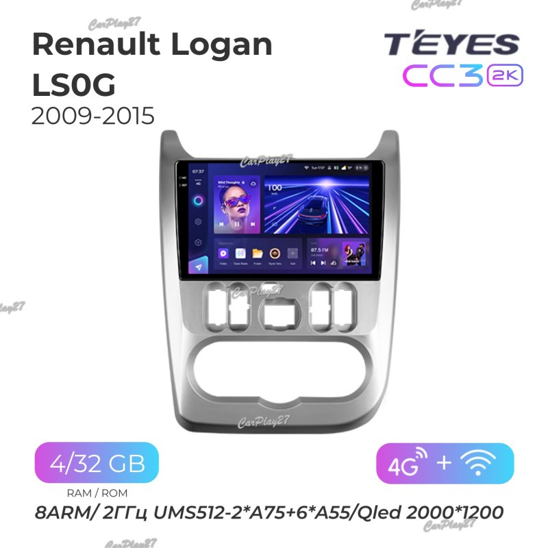 Магнитола штатная Renault Logan 2009