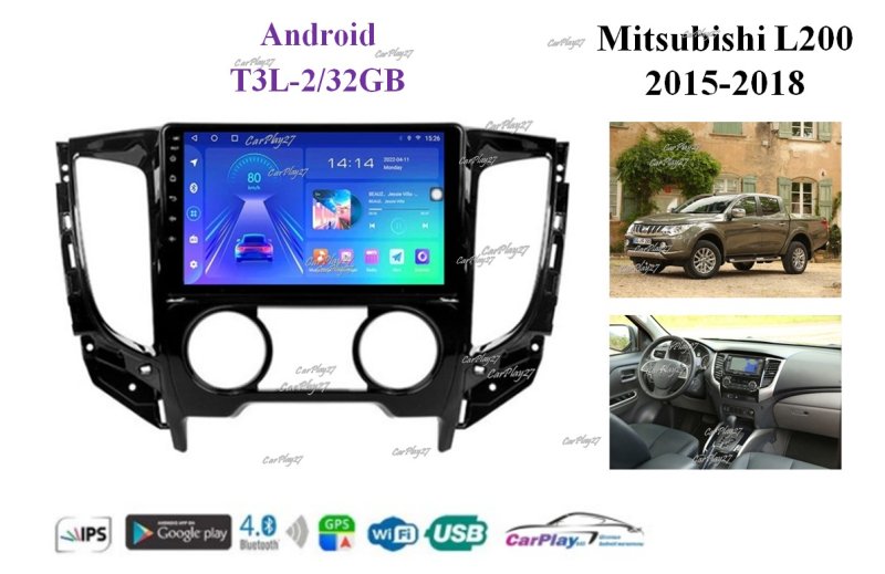 Магнитола штатная Mitsubishi L200 2015