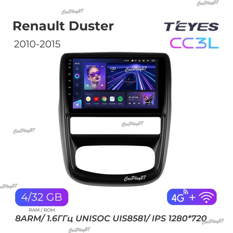 Магнитола штатная Renault Duster 2010