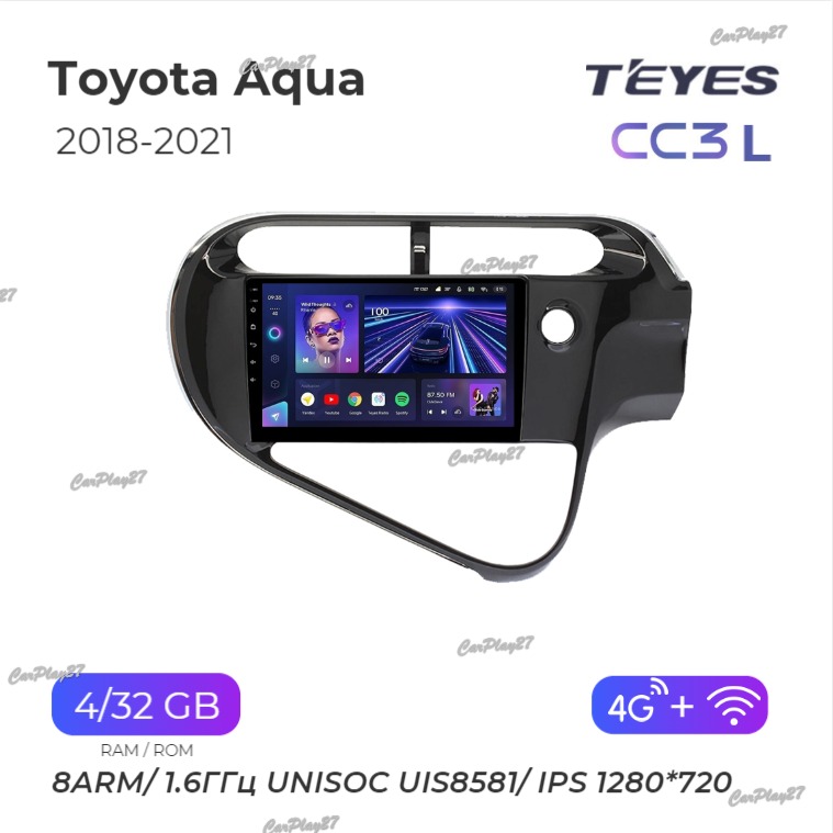 Магнитола штатная Toyota Aqua 2018