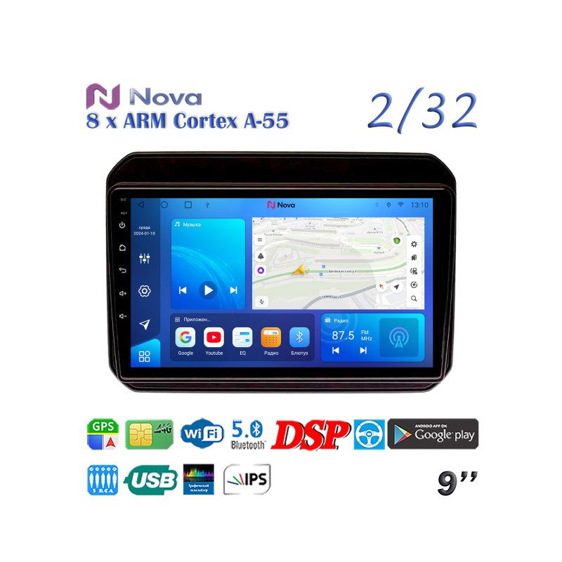 Магнитола штатная Suzuki Ignis 2015