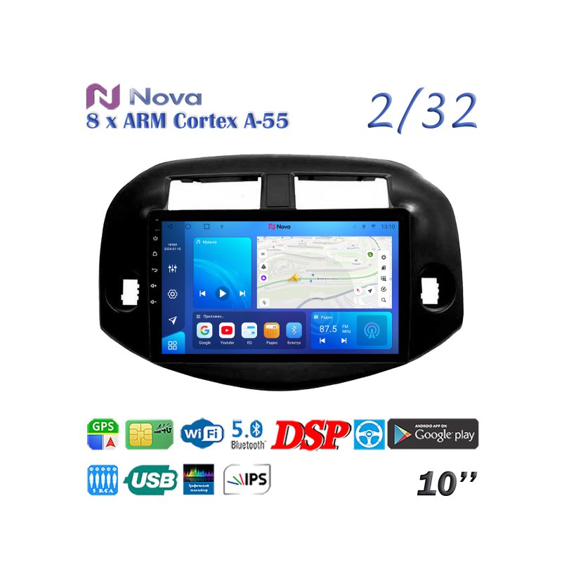 Магнитола штатная Toyota Rav4 2006