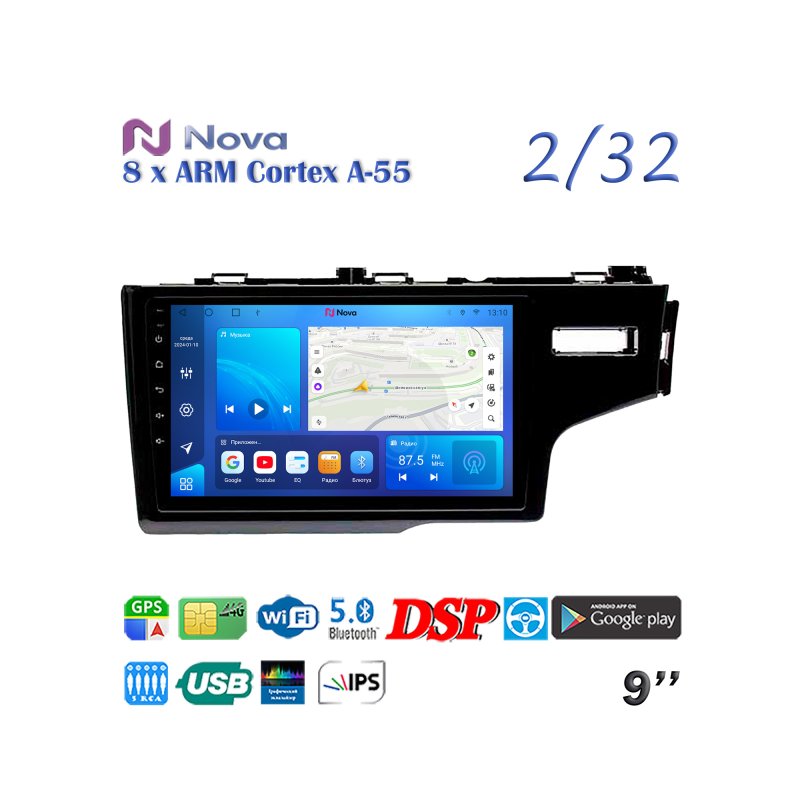 Магнитола штатная Honda Fit 2013