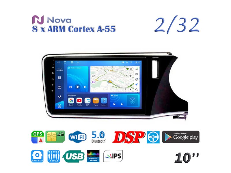 Магнитола штатная Honda Grace 2014