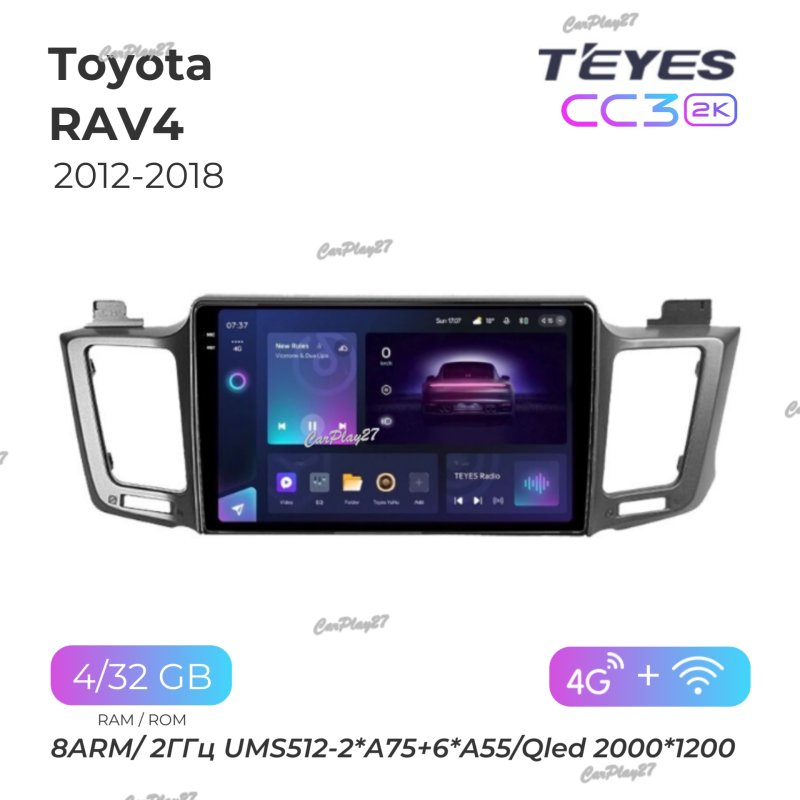 Магнитола штатная Toyota Rav4 2012