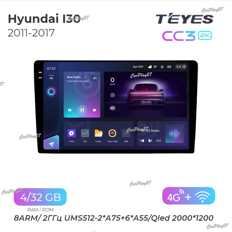 Магнитола штатная Hyundai i30 2011