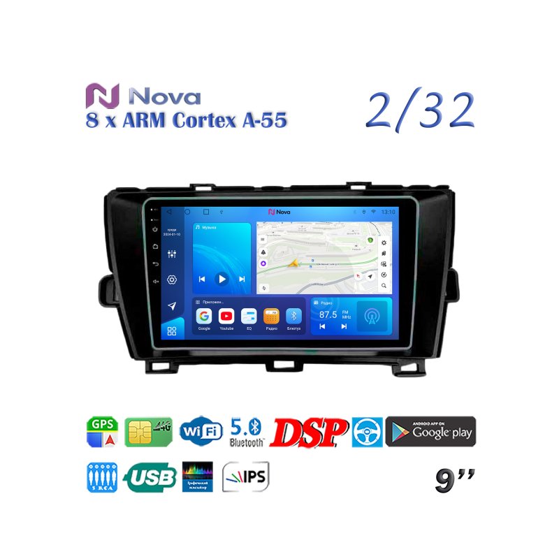 Магнитола штатная Toyota Prius 30 2009