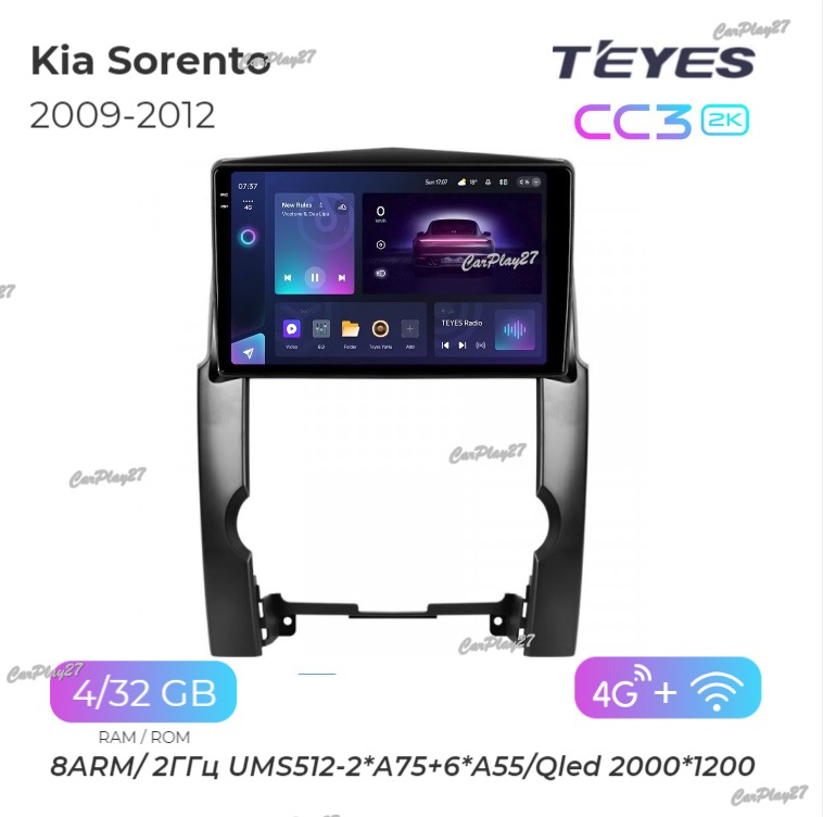 Магнитола штатная Kia Sorento 2009