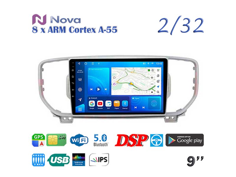 Магнитола штатная Kia Sportage 2016