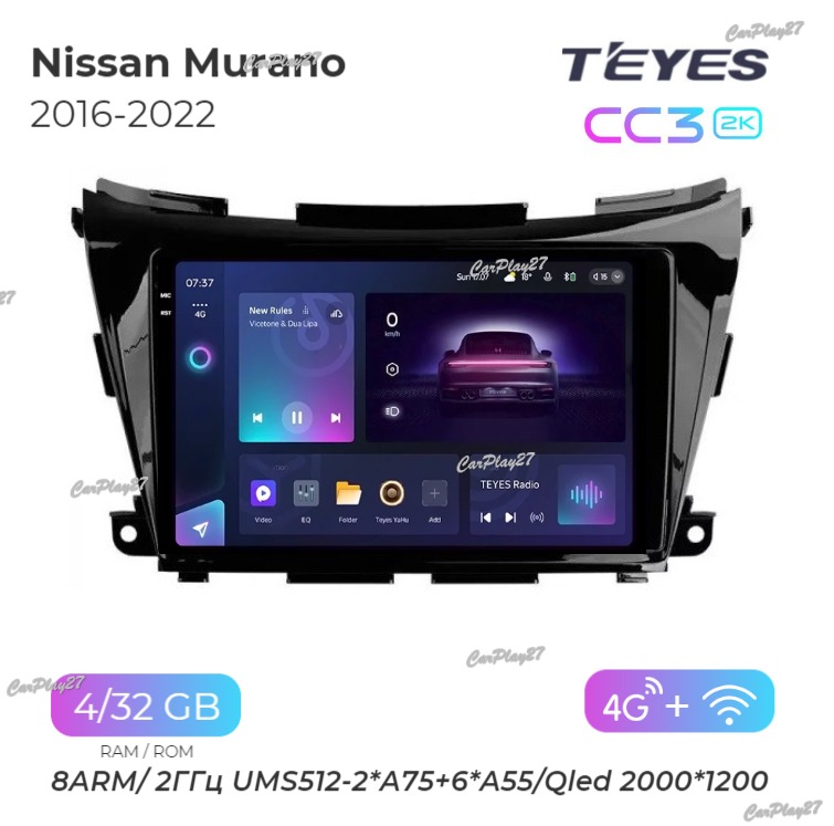 Магнитола штатная Nissan Murano 2016