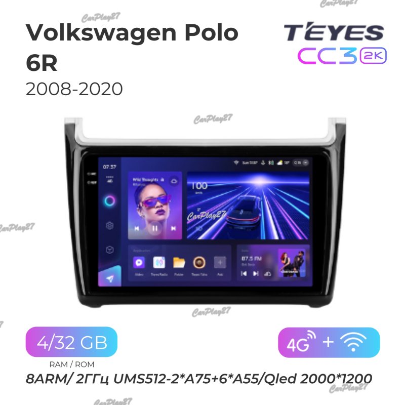 Магнитола штатная Volkswagen Polo 2008