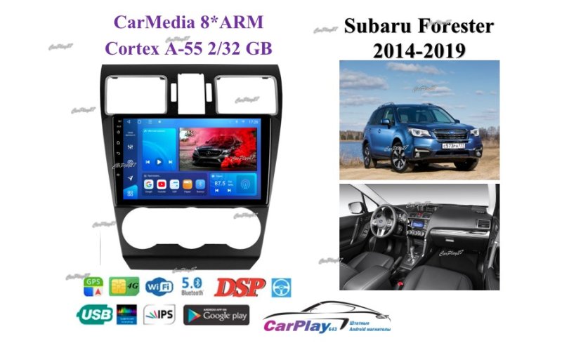 Магнитола штатная Subaru Forester 2014