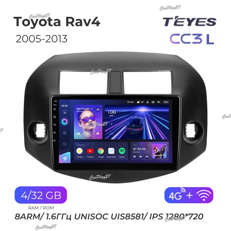 Магнитола штатная Toyota Rav4 2005