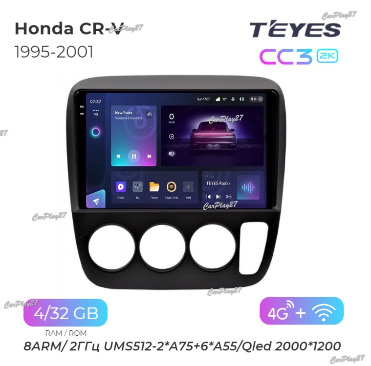 Магнитола штатная Honda CR-V 1995