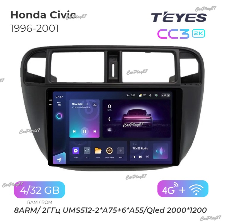 Магнитола штатная Honda Civic 1996