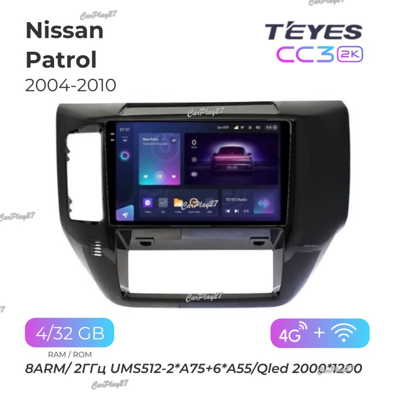 Магнитола штатная Nissan Patrol 2004