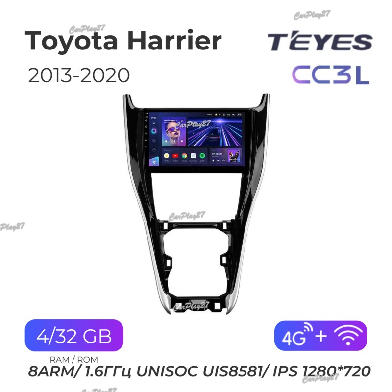 Магнитола штатная Toyota Harrier 2013