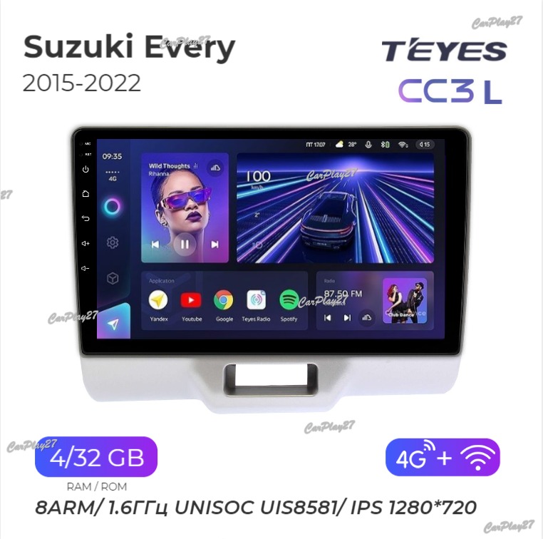 Магнитола штатная Suzuki Every 2015