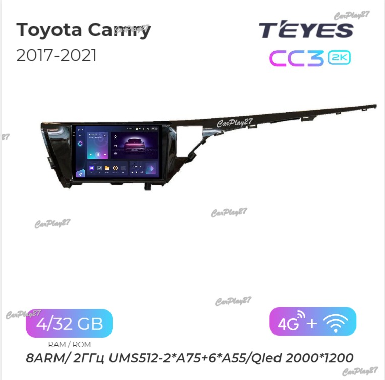 Магнитола штатная Toyota Camry 2017