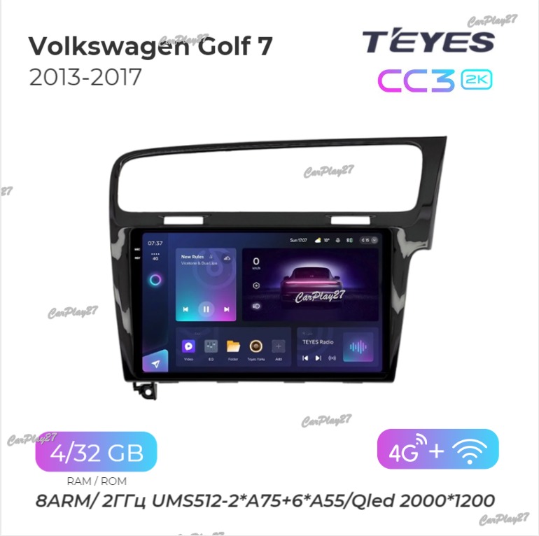 Магнитола штатная Volkswagen Golf 7 2013