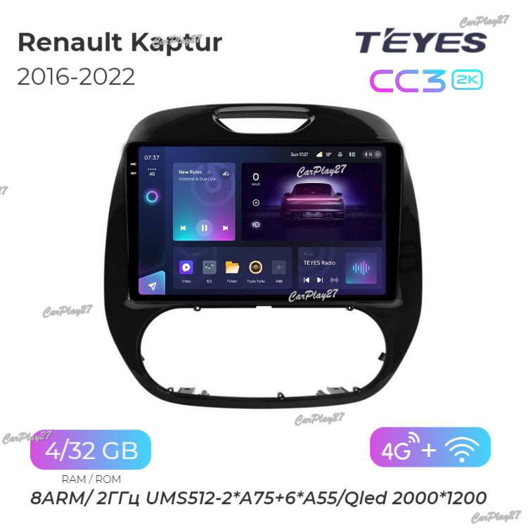 Магнитола штатная Renault Kaptur 2016