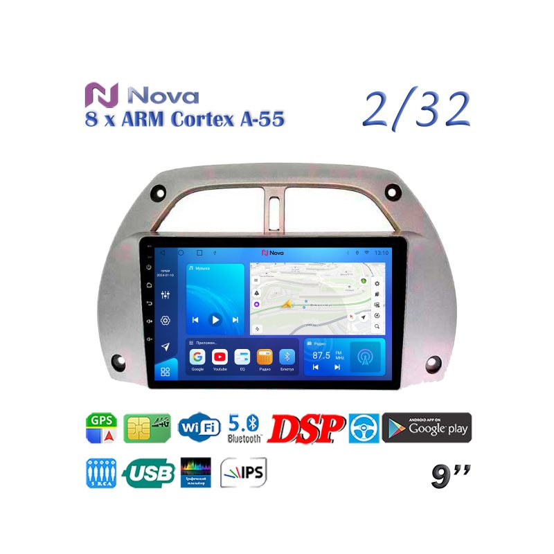 Магнитола штатная Toyota Rav4 2000